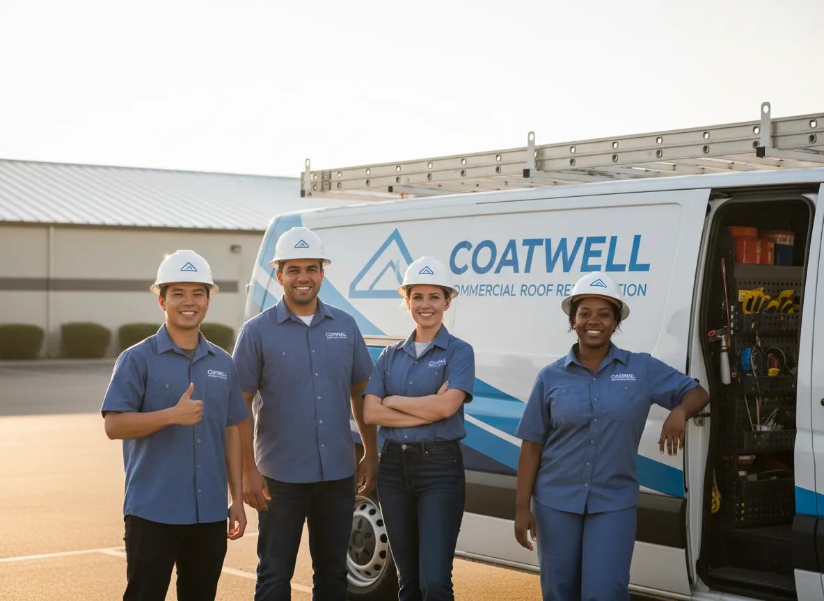 Commercial roof coating company in Cashion, AZ